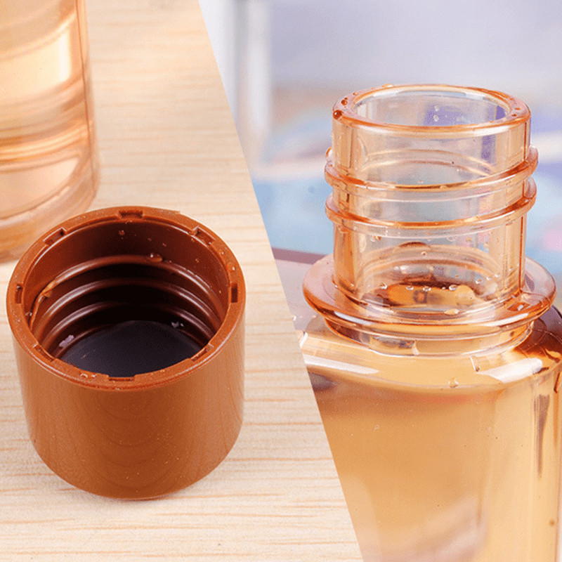 Portable Leakproof Clear Flat Water Bottle - 420ml
