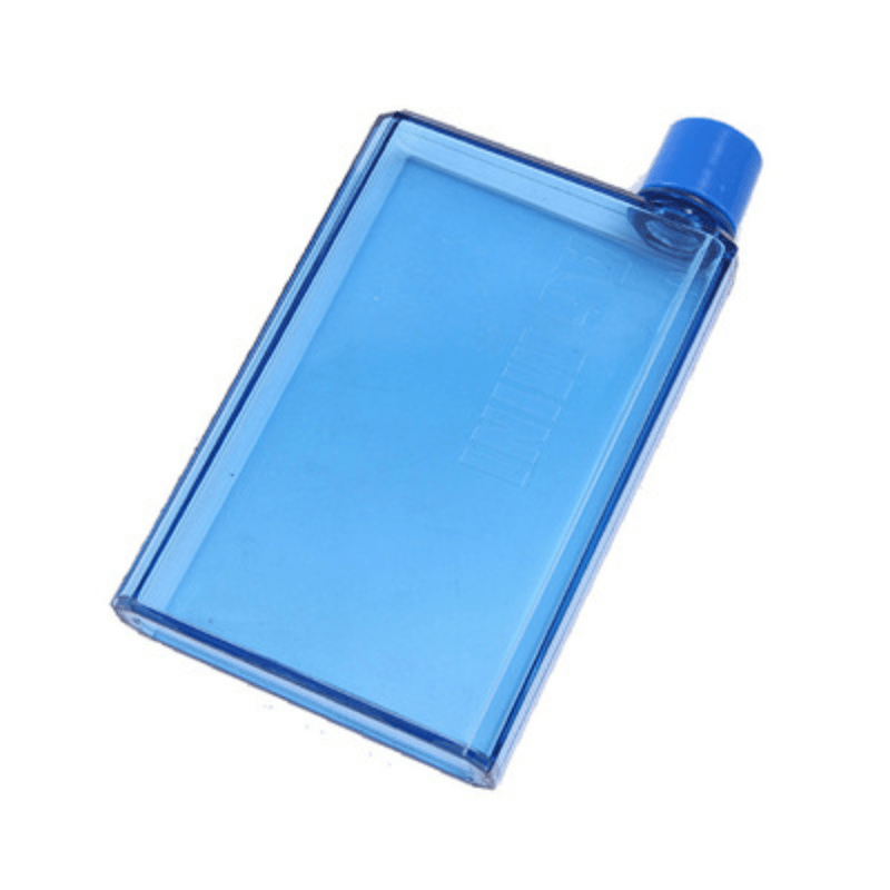 Portable Leakproof Clear Flat Water Bottle - 420ml