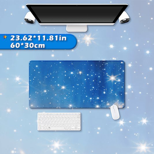 Anime Art Mouse Pad Starry Sky with Precision Stitched Edges