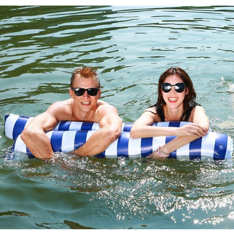2-Person Floating Pool Mat, Adults Kids Hammock Pool Float, Rose Dark