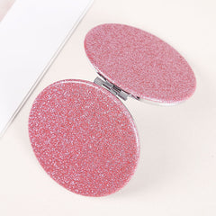 Glitter Compact Pocket Mirror for Purse, 2-Sided Beauty Mirror