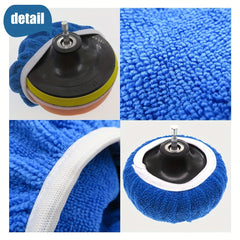 Microfiber Car Polishing Waxing Cloth Cover Car Dust Removal Polishing