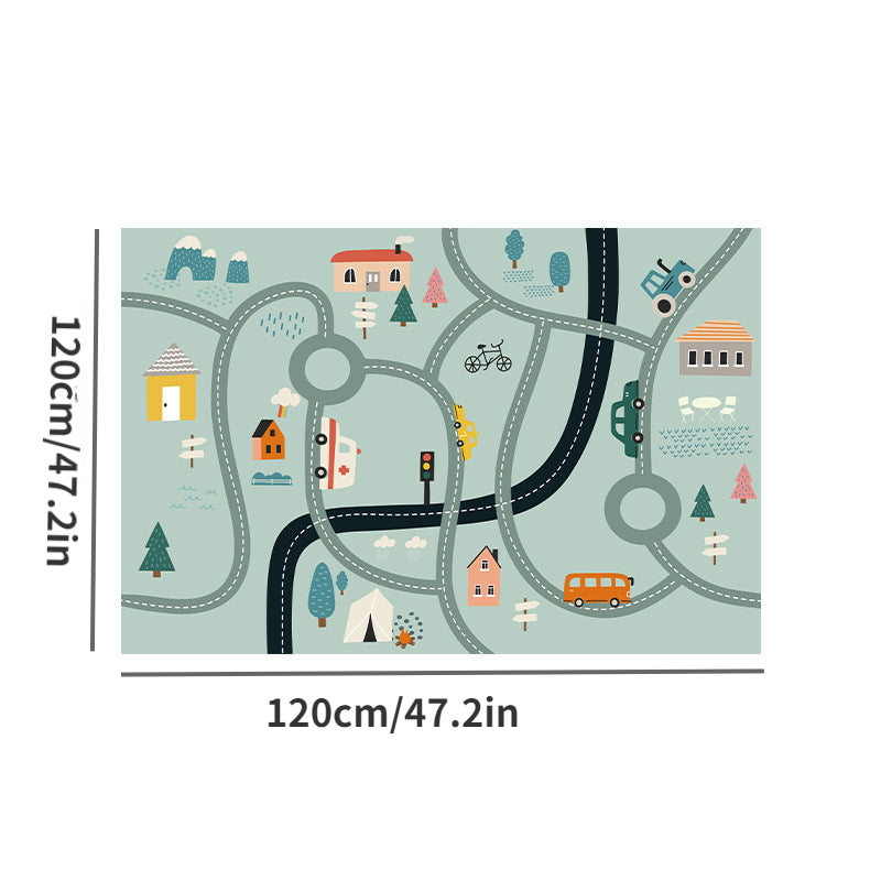 Cartoon Kindergarten Floor Mat Parent-child Hopscotch Game Mat
