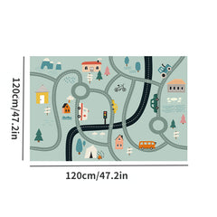 Cartoon Kindergarten Floor Mat Parent-child Hopscotch Game Mat