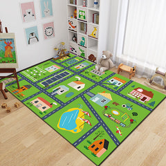 Cartoon Kindergarten Floor Mat Parent-child Hopscotch Game Mat