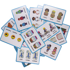 Educational Adjective Flashcards Ages 3-6, Comparative & Superlative