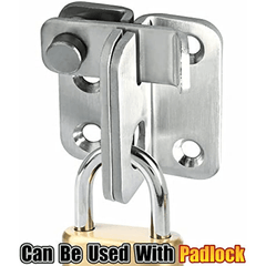 Stainless Steel Deadbolt Sliding Door Locks - 1pc