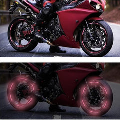 20PCS Reflective Car Wheel Stripe Stickers Tire Rim Safety Decorative Stickers