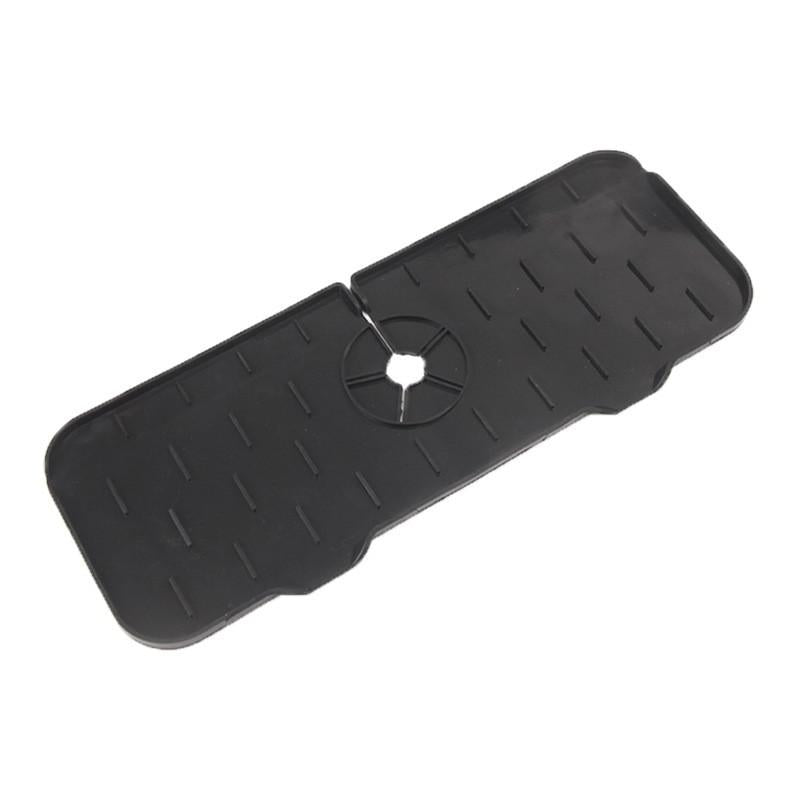Silicone Dish Drying Mat for Sink Sponge Drain Rack Faucet Splash Catcher