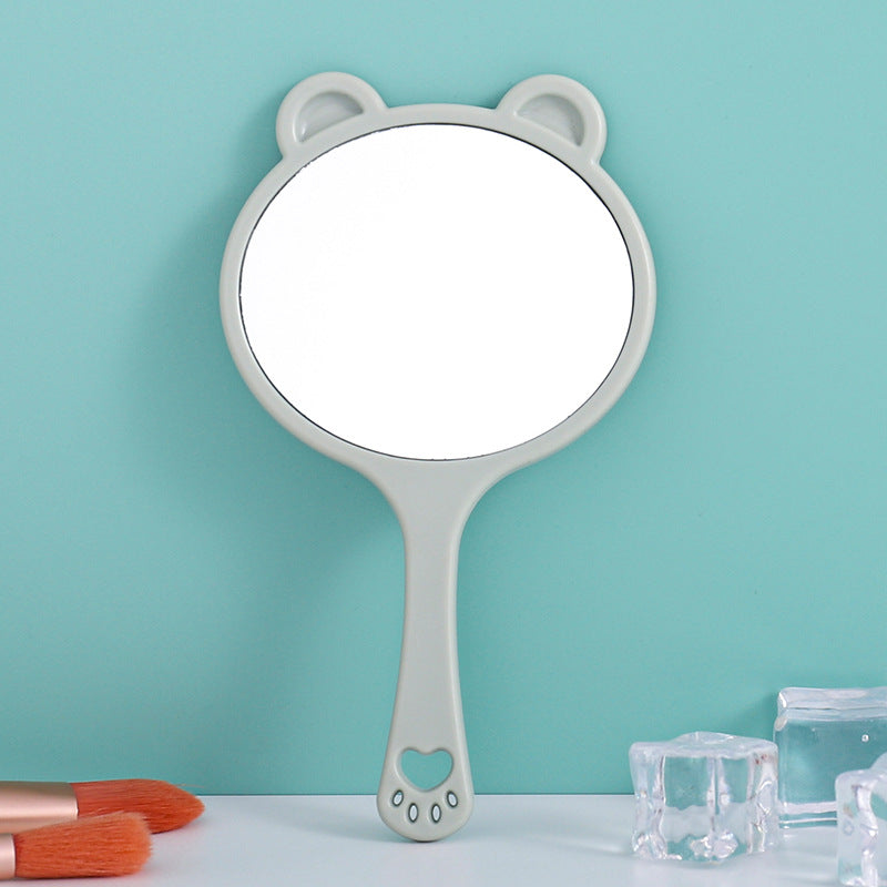 Cat Hand Mirror Portable Cosmetic Touch up Mirror for Makeup & Skincare