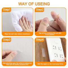 60pcs Double Sided Tape Transparent Waterproof Adhesive