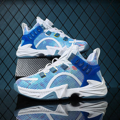 Boys' Basketball Shoes Rotating Buckle Non Slip Sneakers