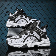 Boys' Basketball Shoes Rotating Buckle Non Slip Sneakers