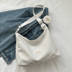 Large Nylon Hobo Bag Crossbody Shoulder Purse