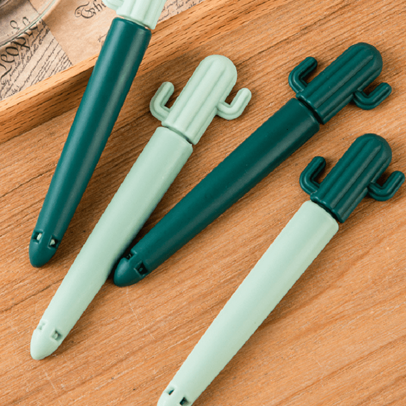 5pcs Cactus Food Bag Sealing Clip with Magnet