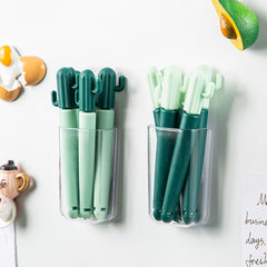 5pcs Cactus Food Bag Sealing Clip with Magnet
