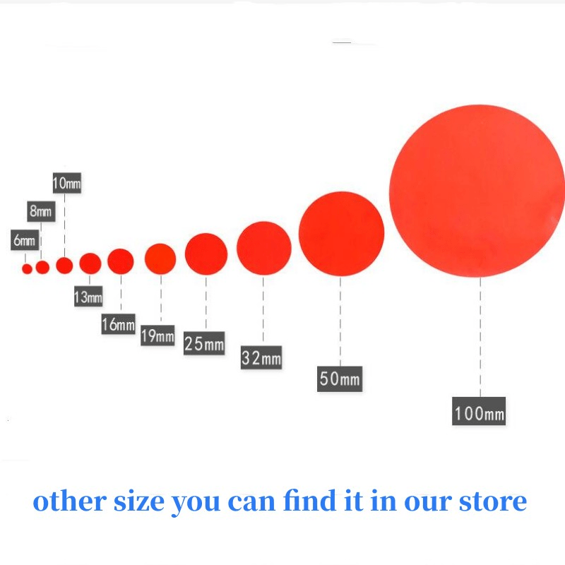 15 Multicolor Dot Sticker Round Adhesive Label DIY Stickers