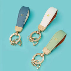 R Letter Horseshoe Buckle Alloy Keychain Pendant Gift