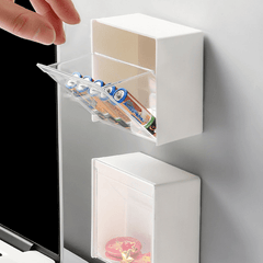Swab Holder Dispenser Wall Mounted Organizers Storage Box Containers