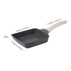 Japanese Tamagoyaki Egg Pan 14.99cmx17 Cast Iron Rectangle Small Frying Pan