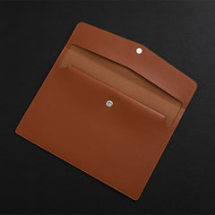 A4 Business PU Leather File Bag PVC Waterproof Storage Bag