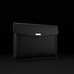 A4 Business PU Leather File Bag PVC Waterproof Storage Bag