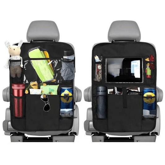 Car Backseat Organizer with Tablet Holder & Storage Pockets