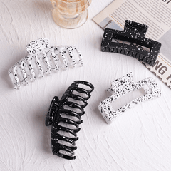 Splash Ink Pattern Large Hair Clip Claw Clip Accessories For Girls Kids