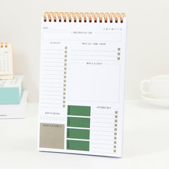 Daily Planner A5 Coil Book English Week Planner To Do List Schedule