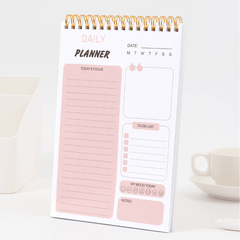 Daily Planner A5 Coil Book English Week Planner To Do List Schedule