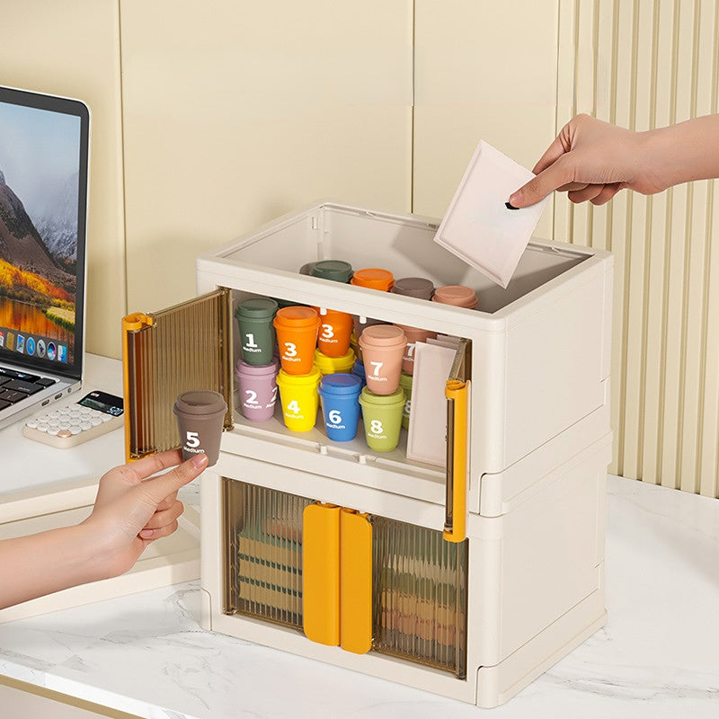 Foldable Storage Box Office Stationery Snacks Home Collection