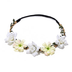 Floral Crown Headband Flower Crown Hair Accessories