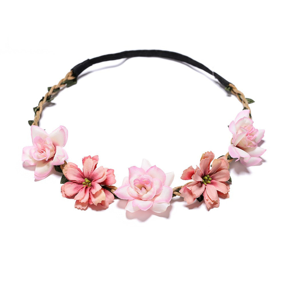 Floral Crown Headband Flower Crown Hair Accessories