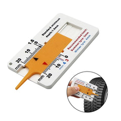 Tire Depth Gauge 0-20mm Car Wheel Tread Wear Checker Tool