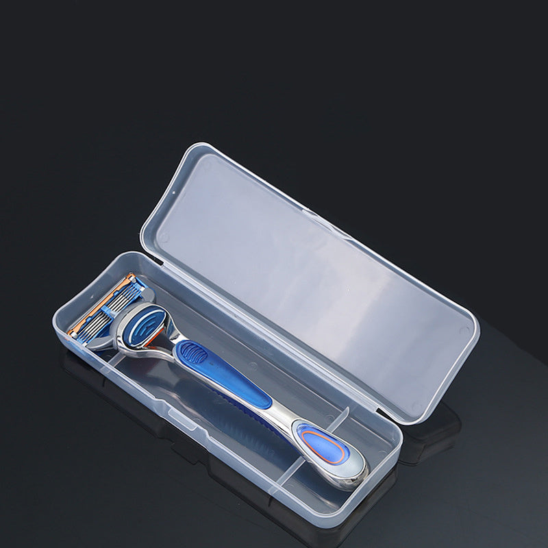 Portable Razor Storage Box with Multiple Compartments