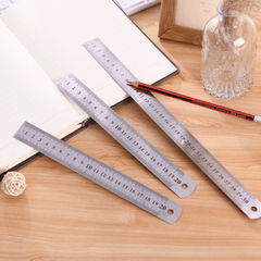 Steel Ruler 7.87in Straight Stainless Steel Rule Metal Ruler