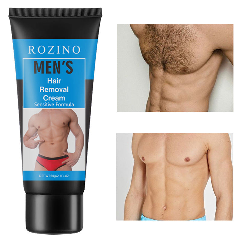 Men Hair Removal Cream Gentle Hair Remover For Unwanted Body Hair 60g