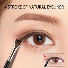 3pcs Fine Angled Eyeliner Brush Ultra Thin Precision Eye Liner Makeup Brushes