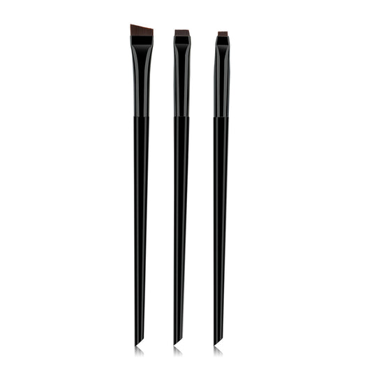 3pcs Fine Angled Eyeliner Brush Ultra Thin Precision Eye Liner Makeup Brushes