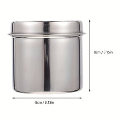 Stainless Steel Airtight Canister Coffee Caddy Flour Canister Jar