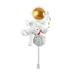 4pcs Astronaut Sticky Hooks Adhesive Hook Coat Hangers Kitchen