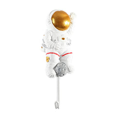 4pcs Astronaut Sticky Hooks Adhesive Hook Coat Hangers Kitchen