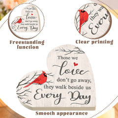 Heart Shaped Wood Pet Memorial Remembrance Plague