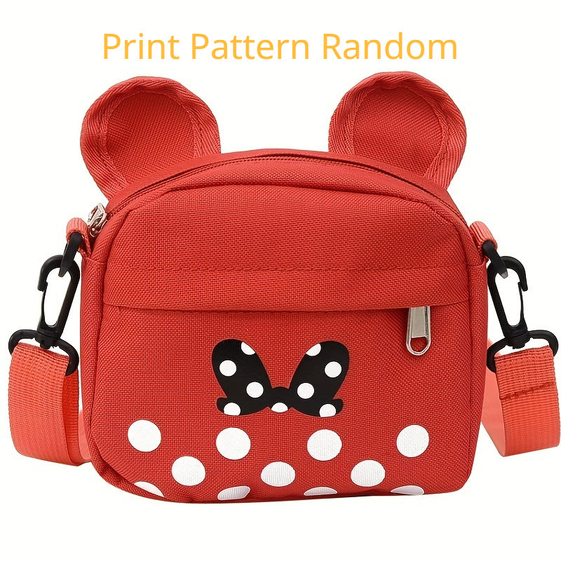 Kids Polka Dot Big Ears Crossbody Bag Zipper Coin Purse