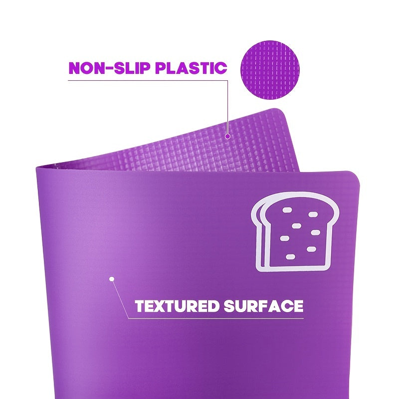 7pcs Flexible Cutting Board Chopping Board BPA Plastic Non-slip Cutting Mat