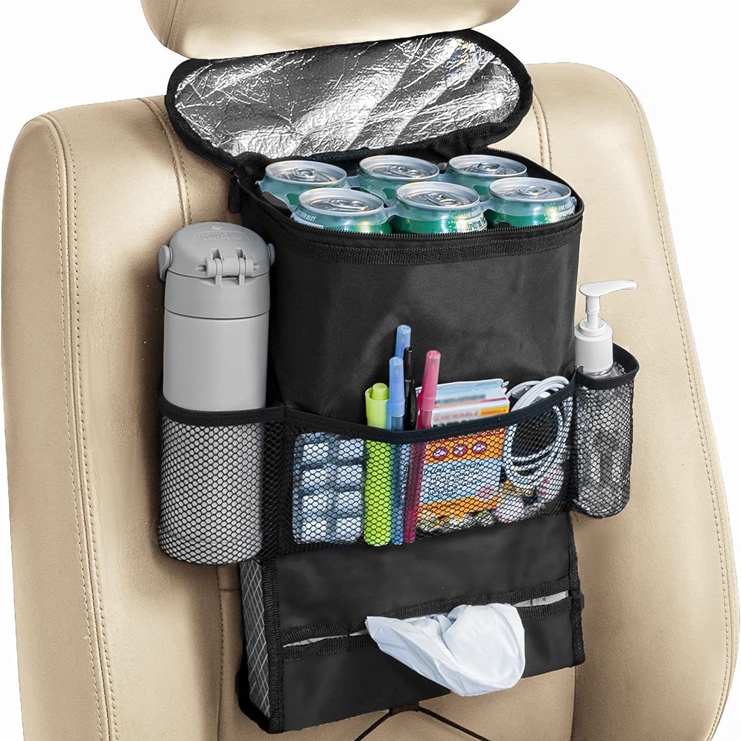 Car Ice Pack Insulation Bag Chair Back Hanging Multifunctional Storage Bag