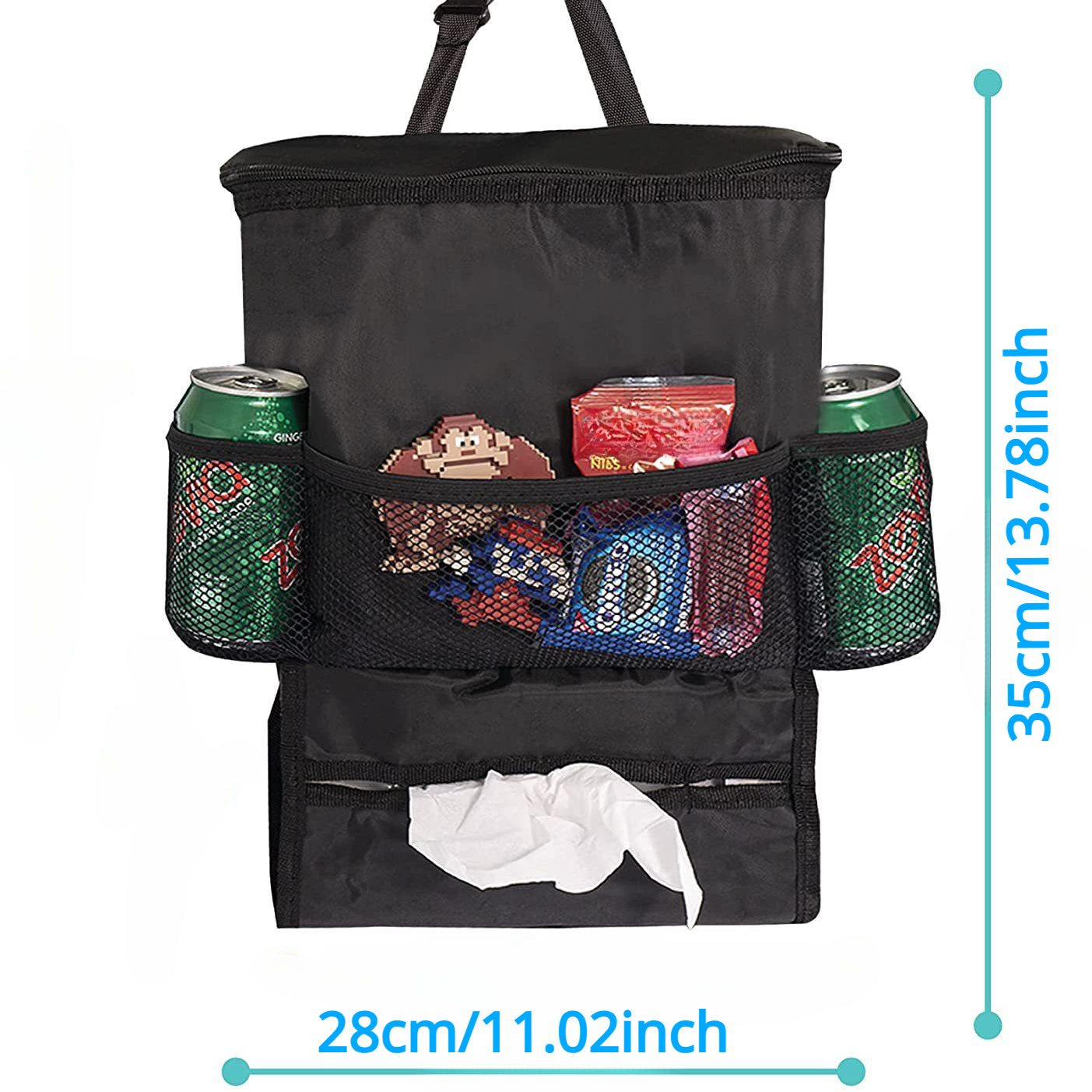 Car Ice Pack Insulation Bag Chair Back Hanging Multifunctional Storage Bag