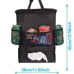 Car Ice Pack Insulation Bag Chair Back Hanging Multifunctional Storage Bag