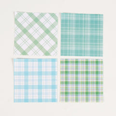100 Sheets Plaid Element Notepad Student Journal Girl Heart Office School Suppli