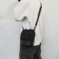Bucket Bag Drawstring Crossbody Bag Couple Shoulder Bag For Travel Work